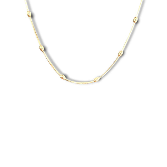 Meline 14k Rodyum Kaplama Kolye