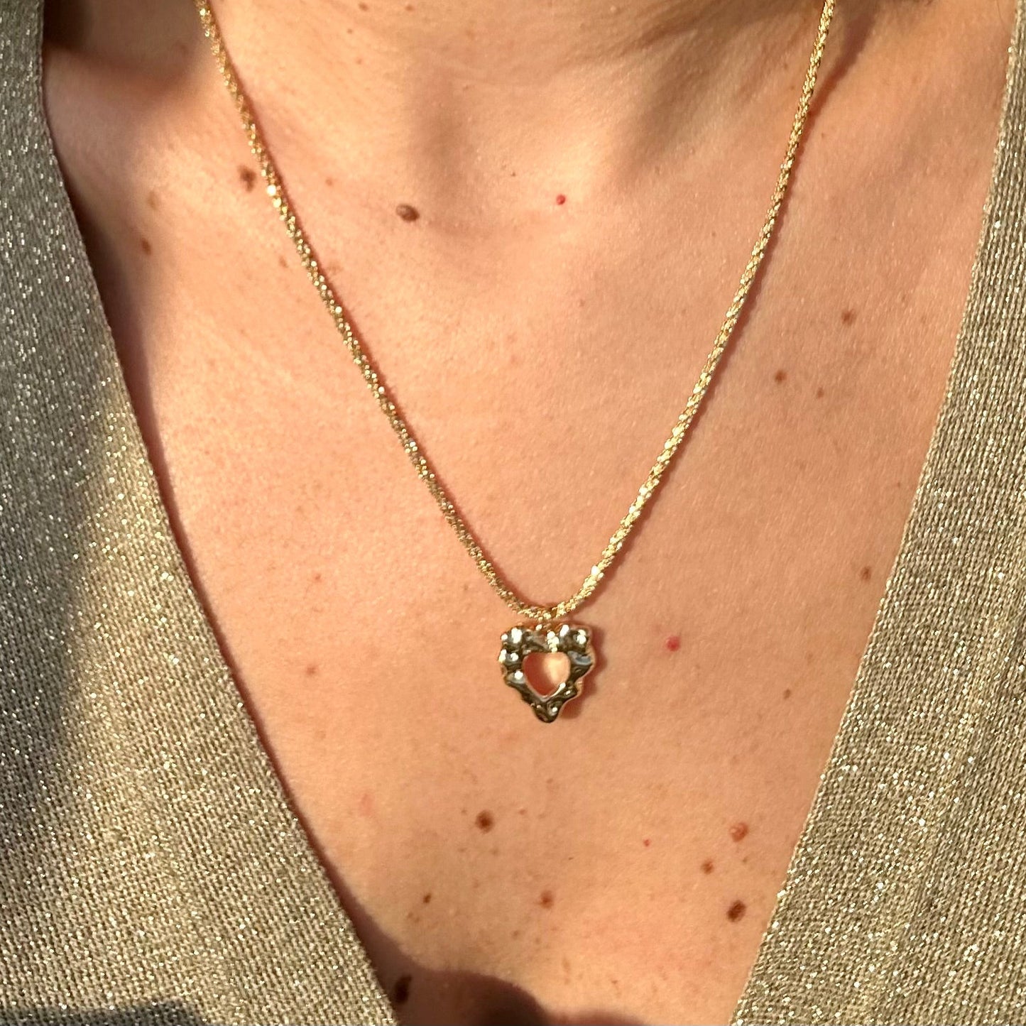 Lovesimma 14k Rhodium Plated Necklace