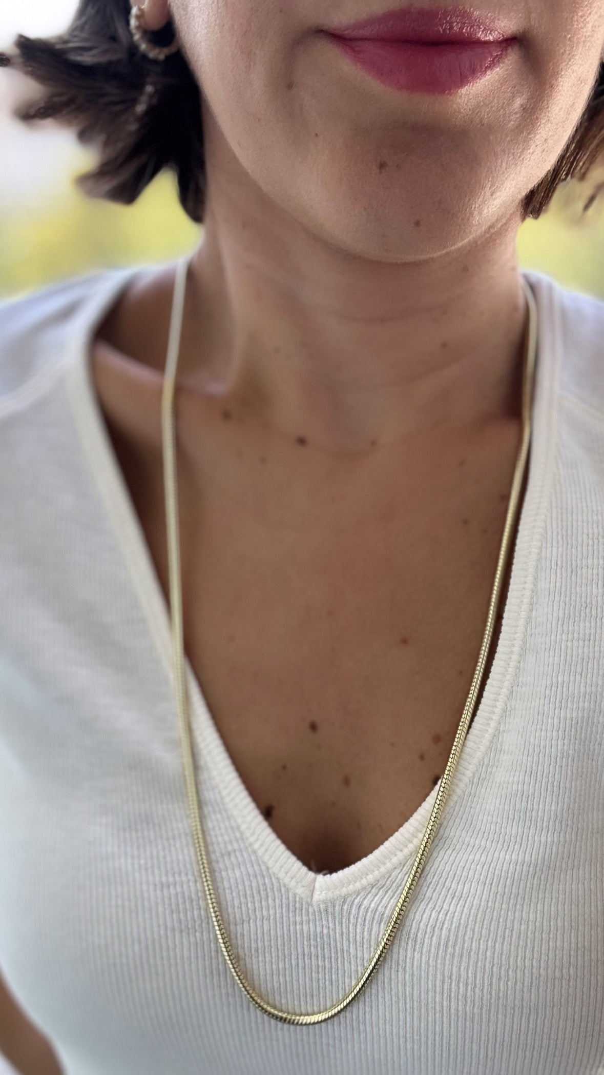 Amare 14k Rodyum Kaplama Kolye
