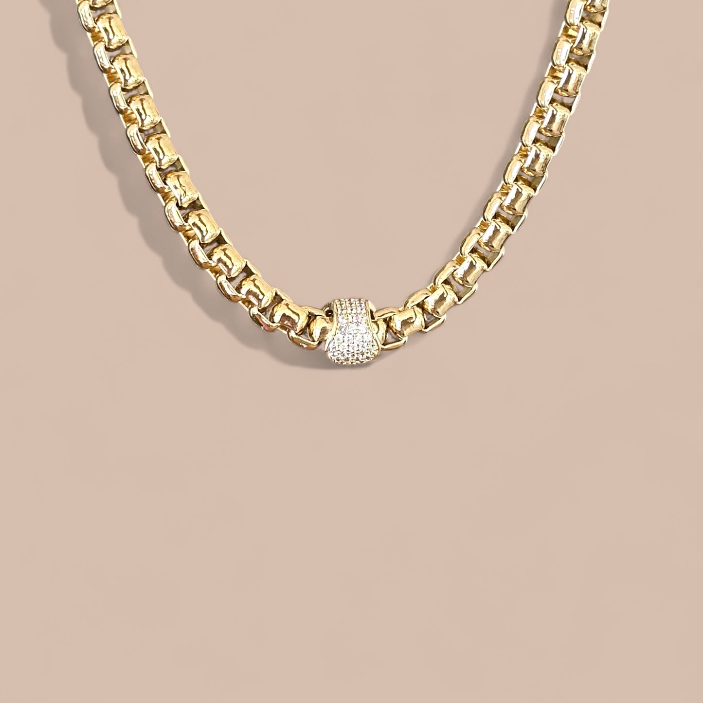 Floris 14k Rengi Rodyum Kaplama Kolye