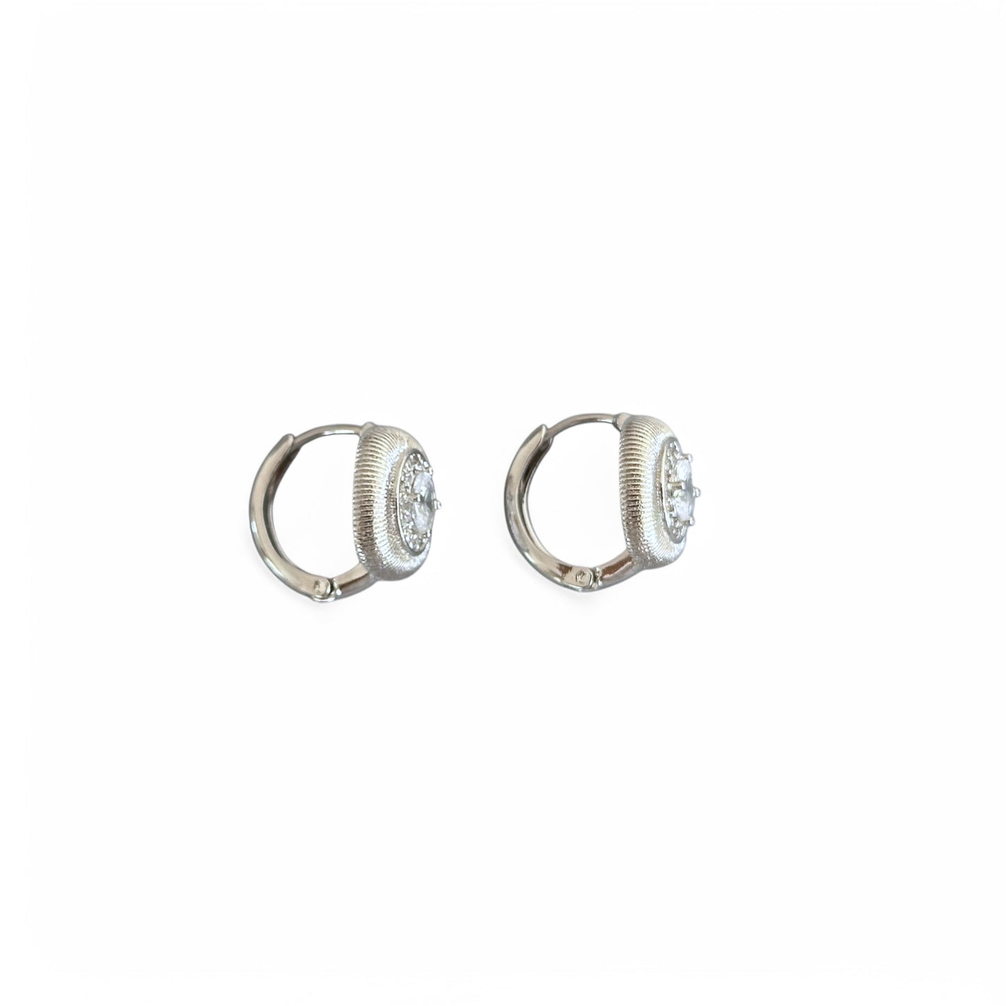 Kitty Silver Color Rhodium Plated Set