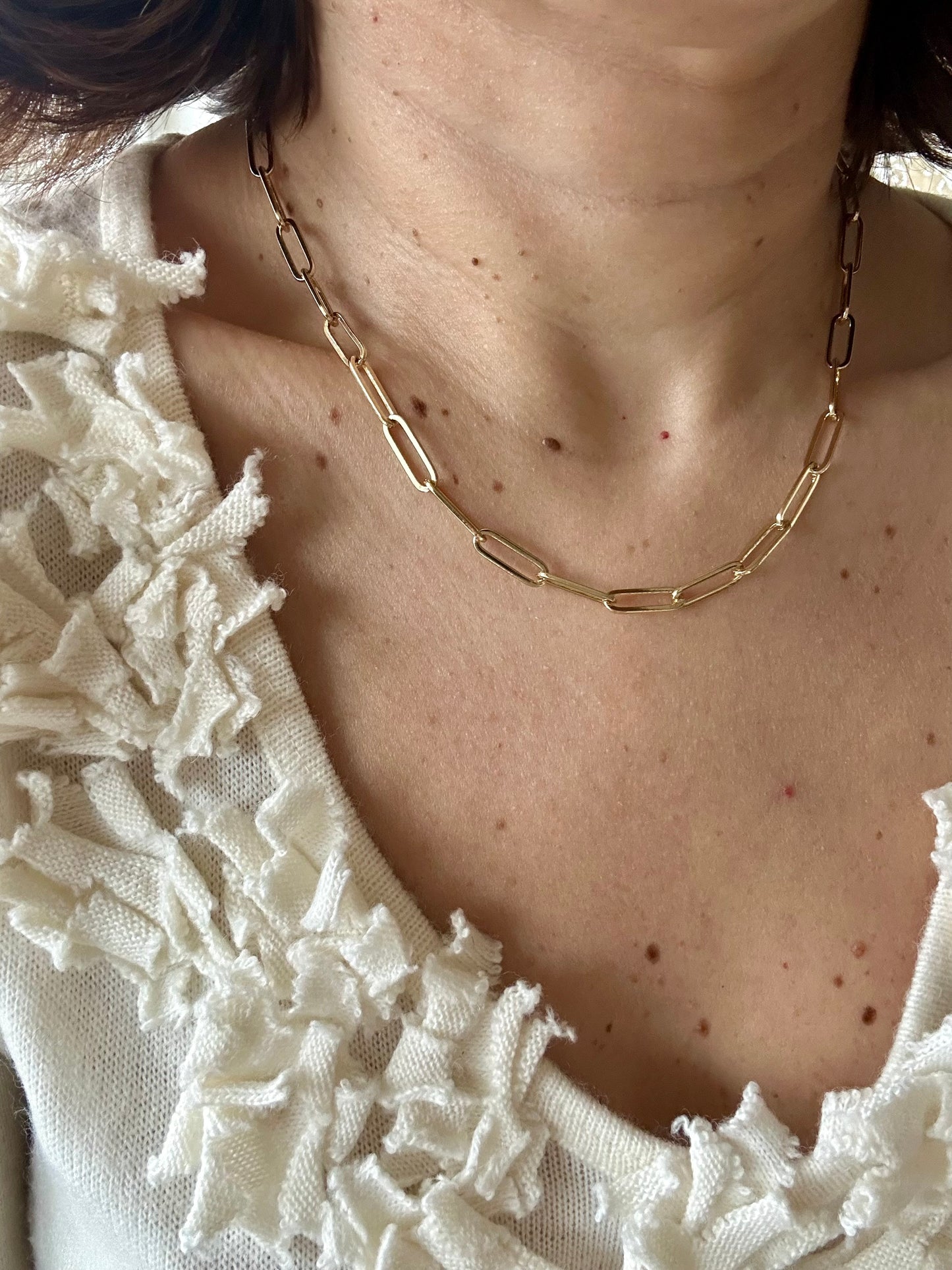 Zien 45 cm 14k Color Rhodium Plated Necklace