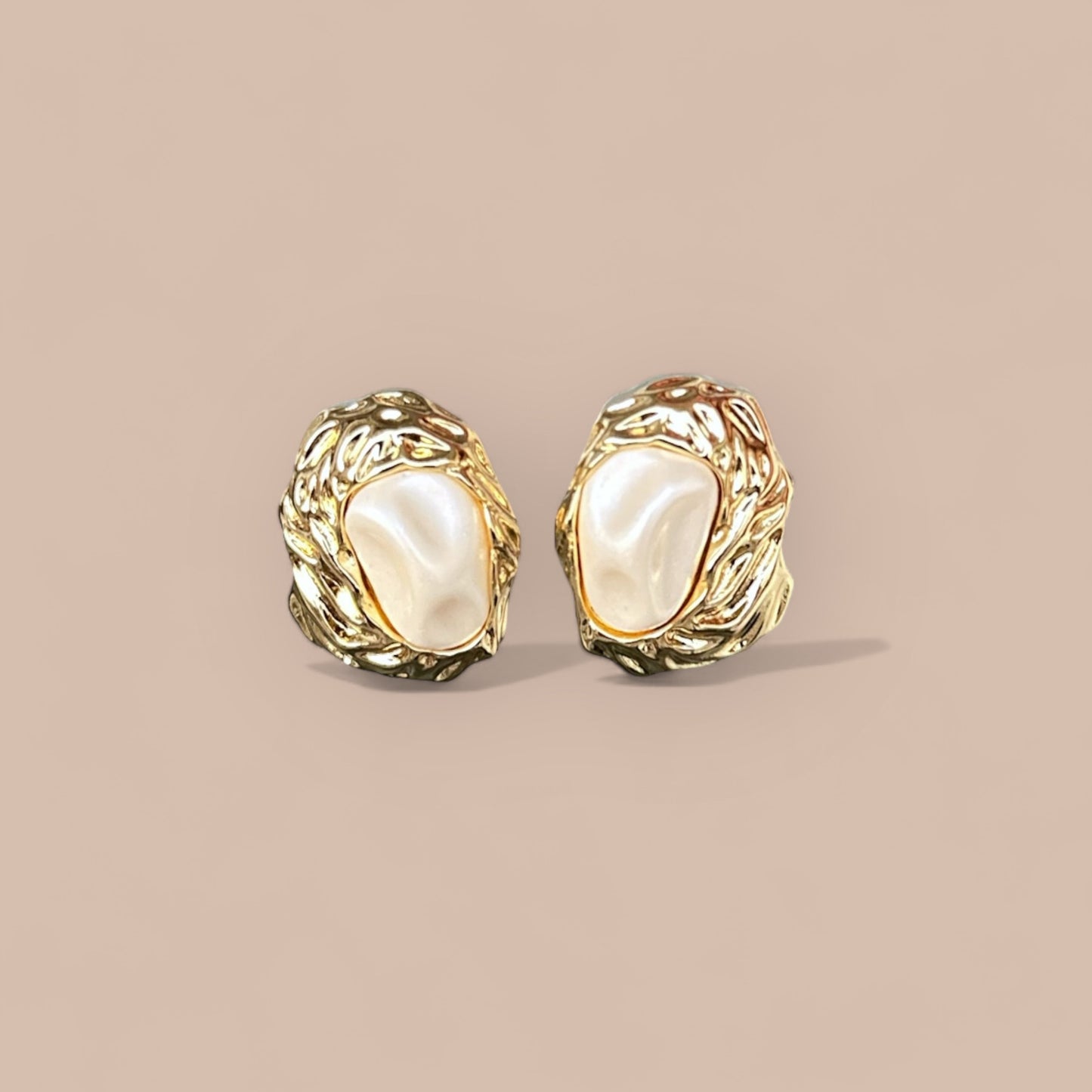 Era 14K Rhodium Plated Earrings
