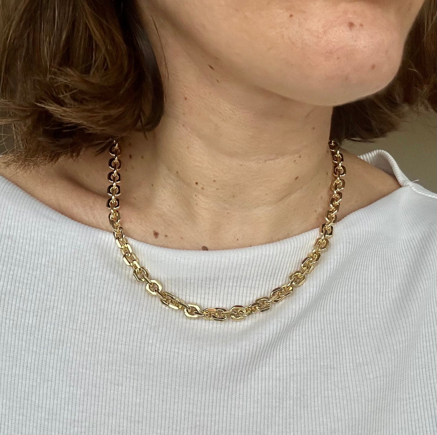 Kien 45 cm 14k Color Rhodium Plated Necklace