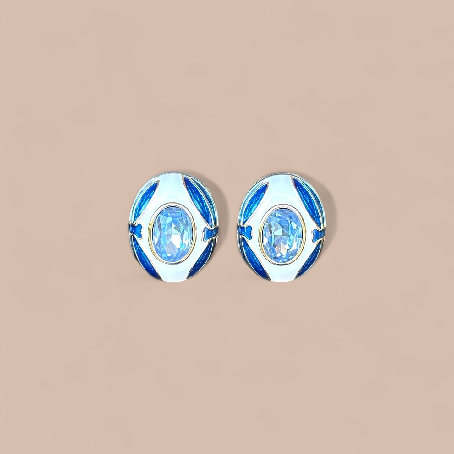 Marin 14k Rodyum Kaplama Küpe