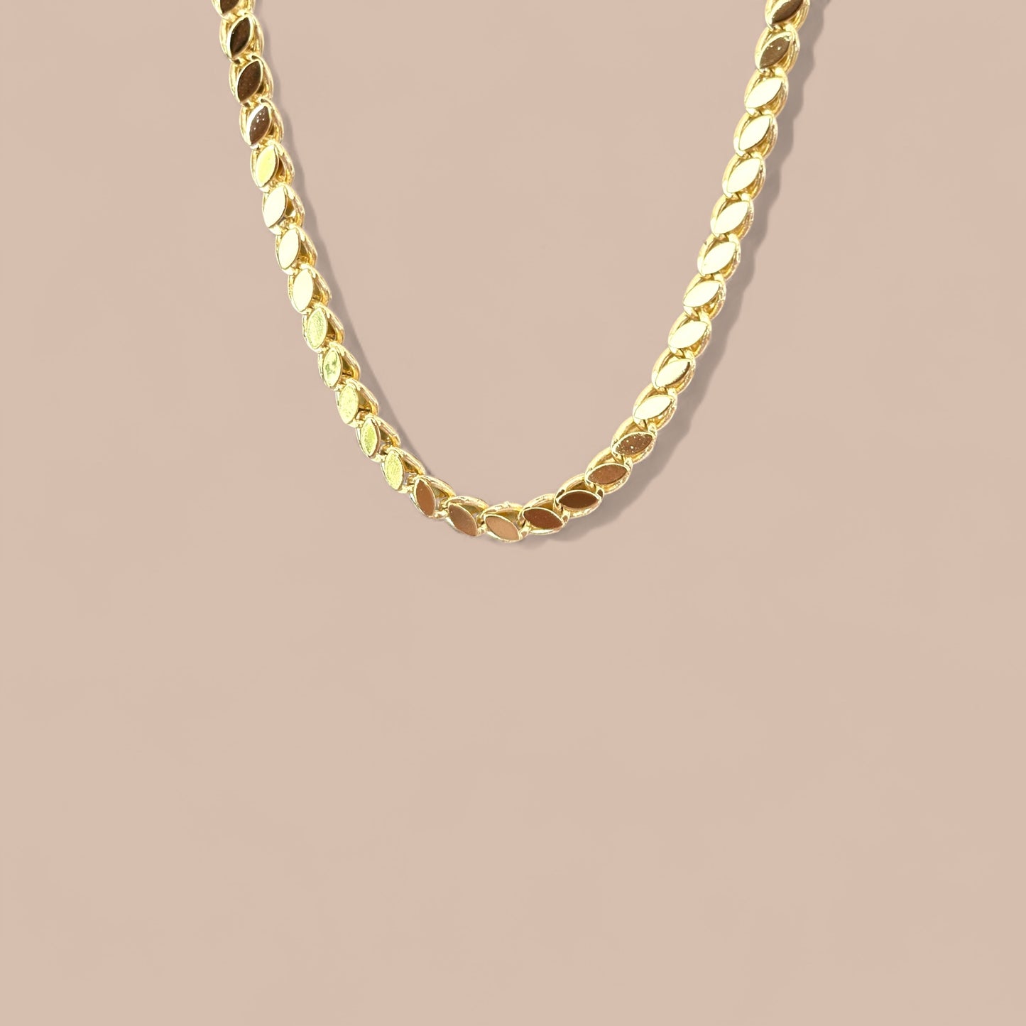 Barley 14k Rodyum Kaplama 45cm Zincir
