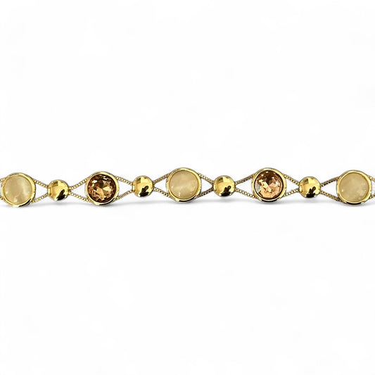 Mademoiselle 14K Rhodium Plated Bracelet