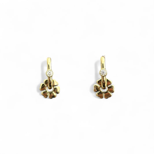 Guonca 14K Color Rhodium Plated Earrings
