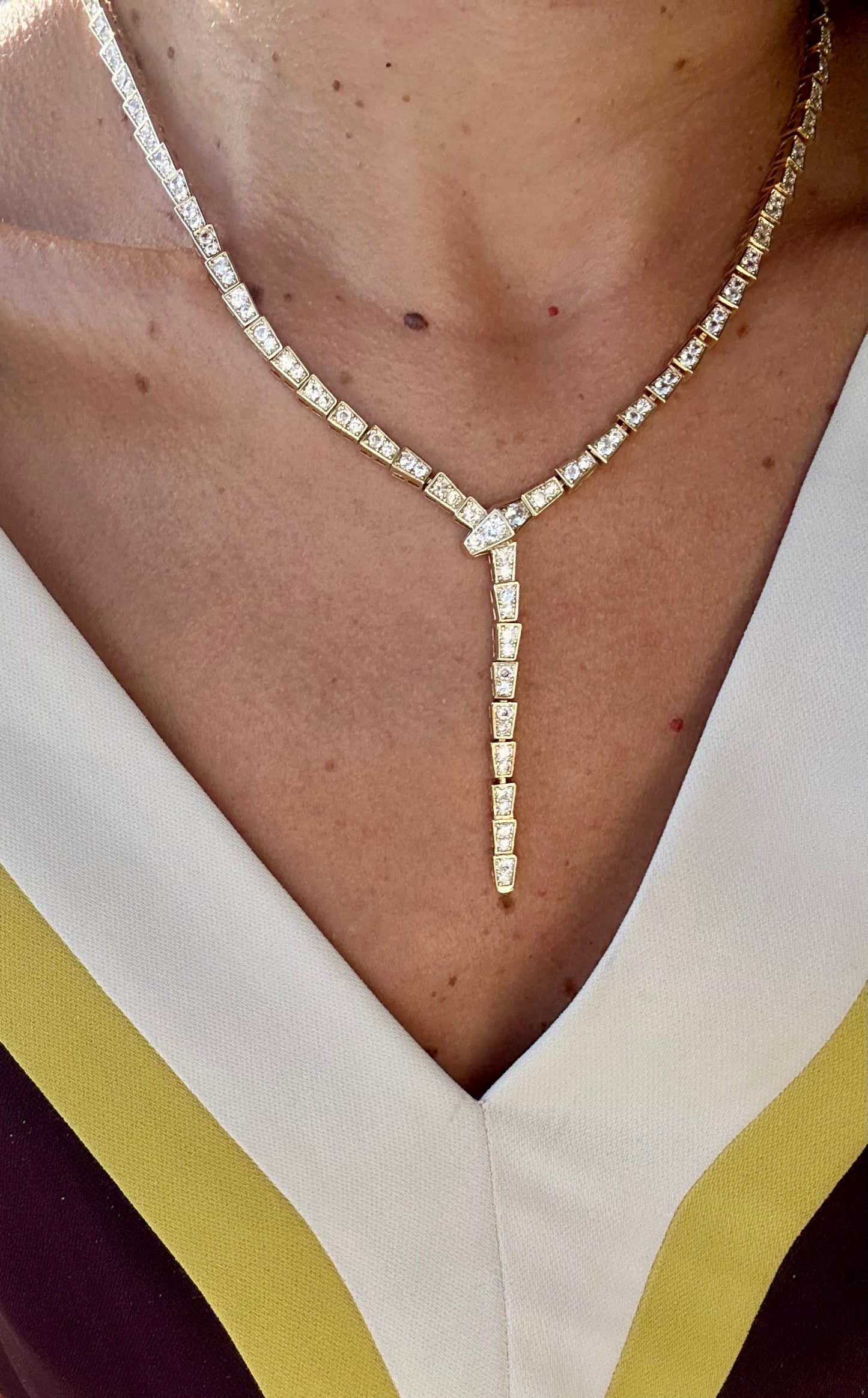 Yaso 14k Color Rhodium Plated Necklace