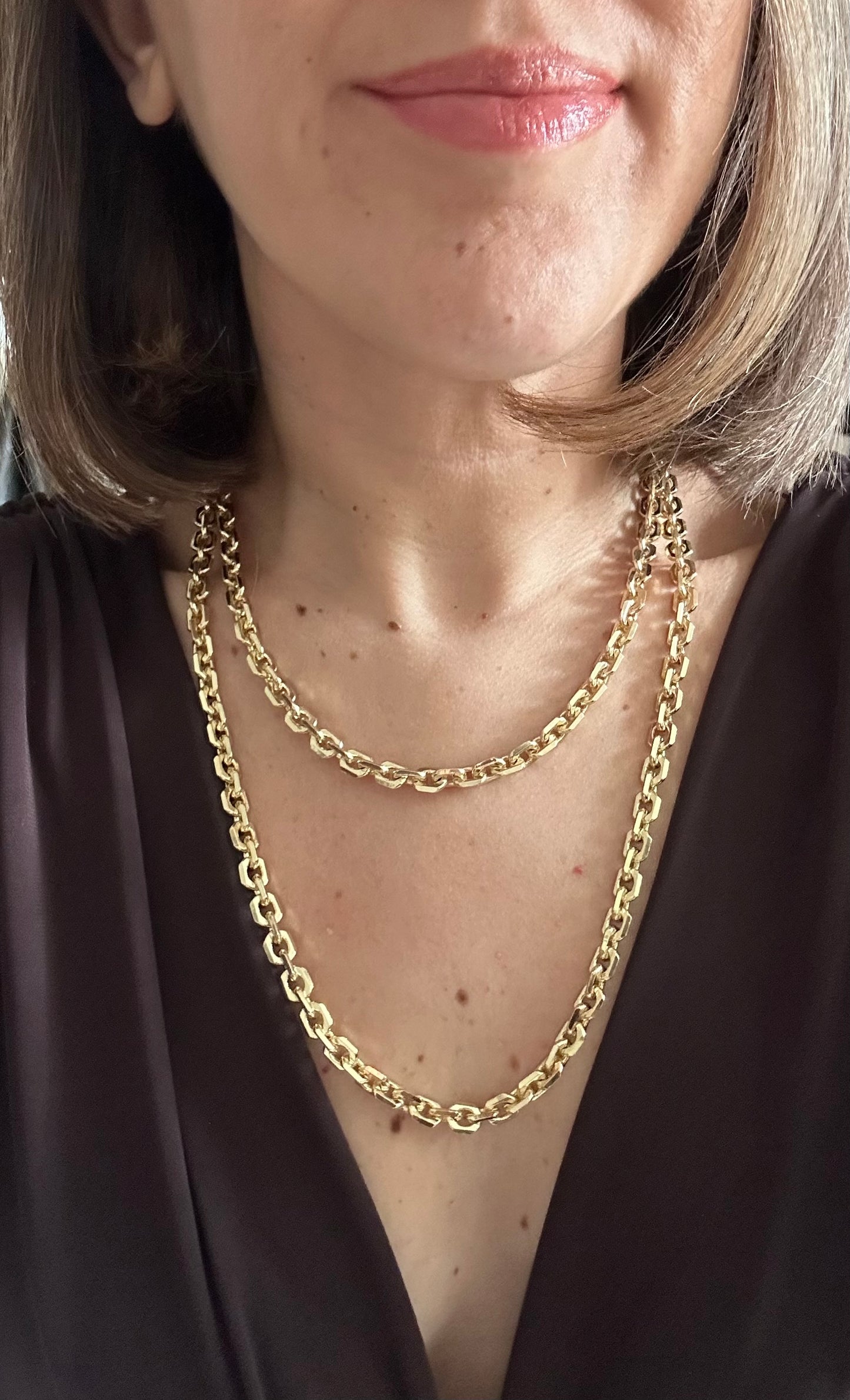 Kien 60 cm 14k Color Rhodium Plated Necklace