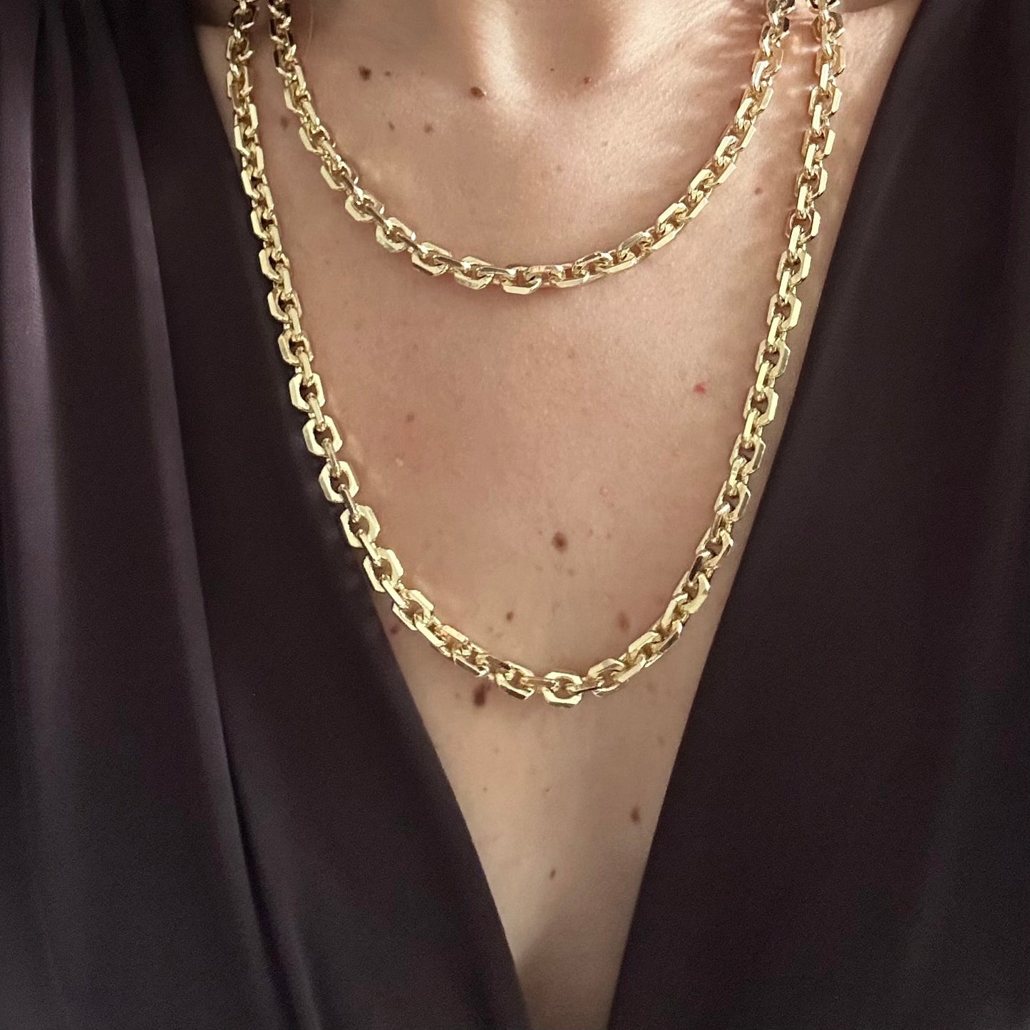 Kien 60 cm 14k Color Rhodium Plated Necklace
