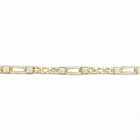 Secca 14K Rhodium Plated Bracelet