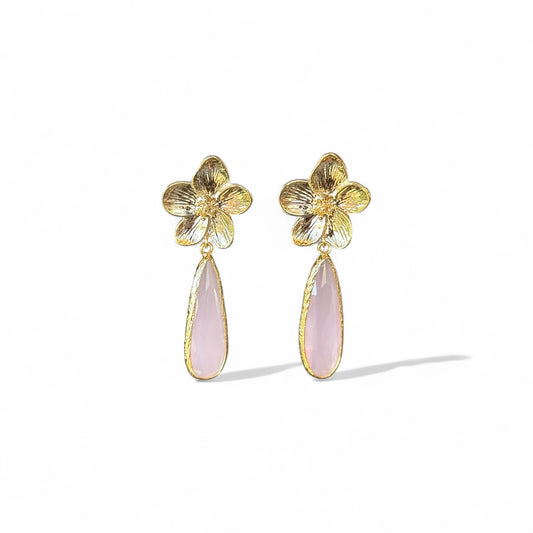 Leni Gold Plated Dangle Earrings