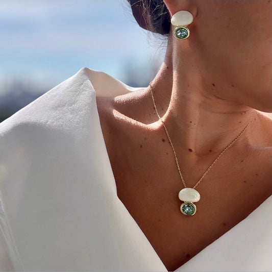 Avorie 14k Rengi Rodyum Kaplama Küpe