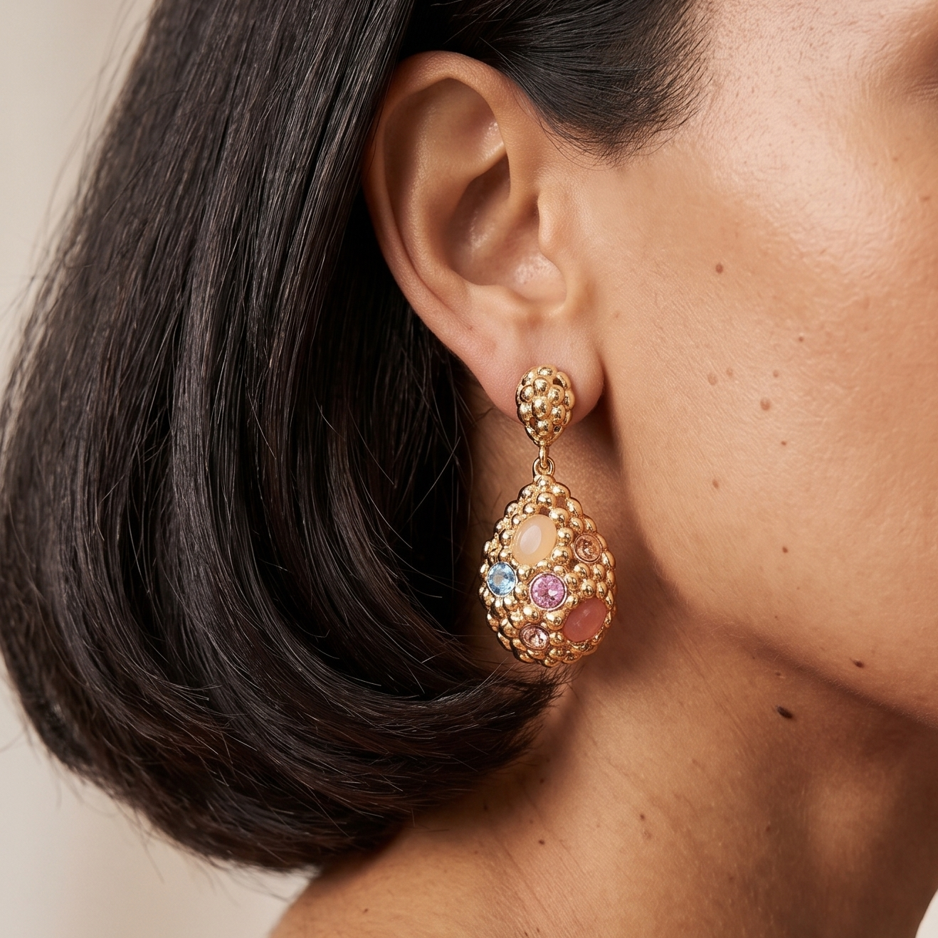 Bianna 14K Color Rhodium Plated Earrings