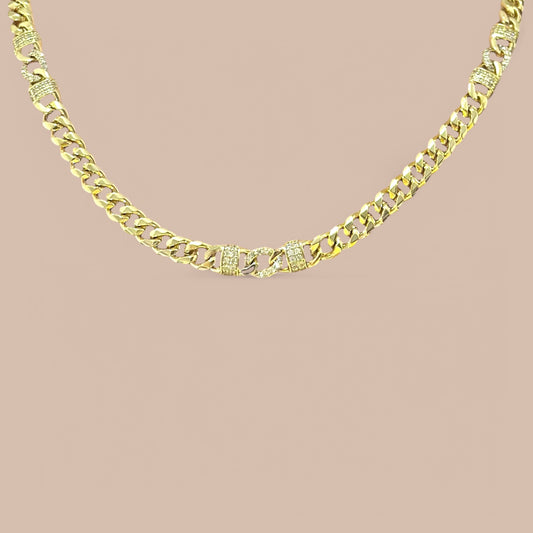 Olse 14K Rhodium Plated Necklace