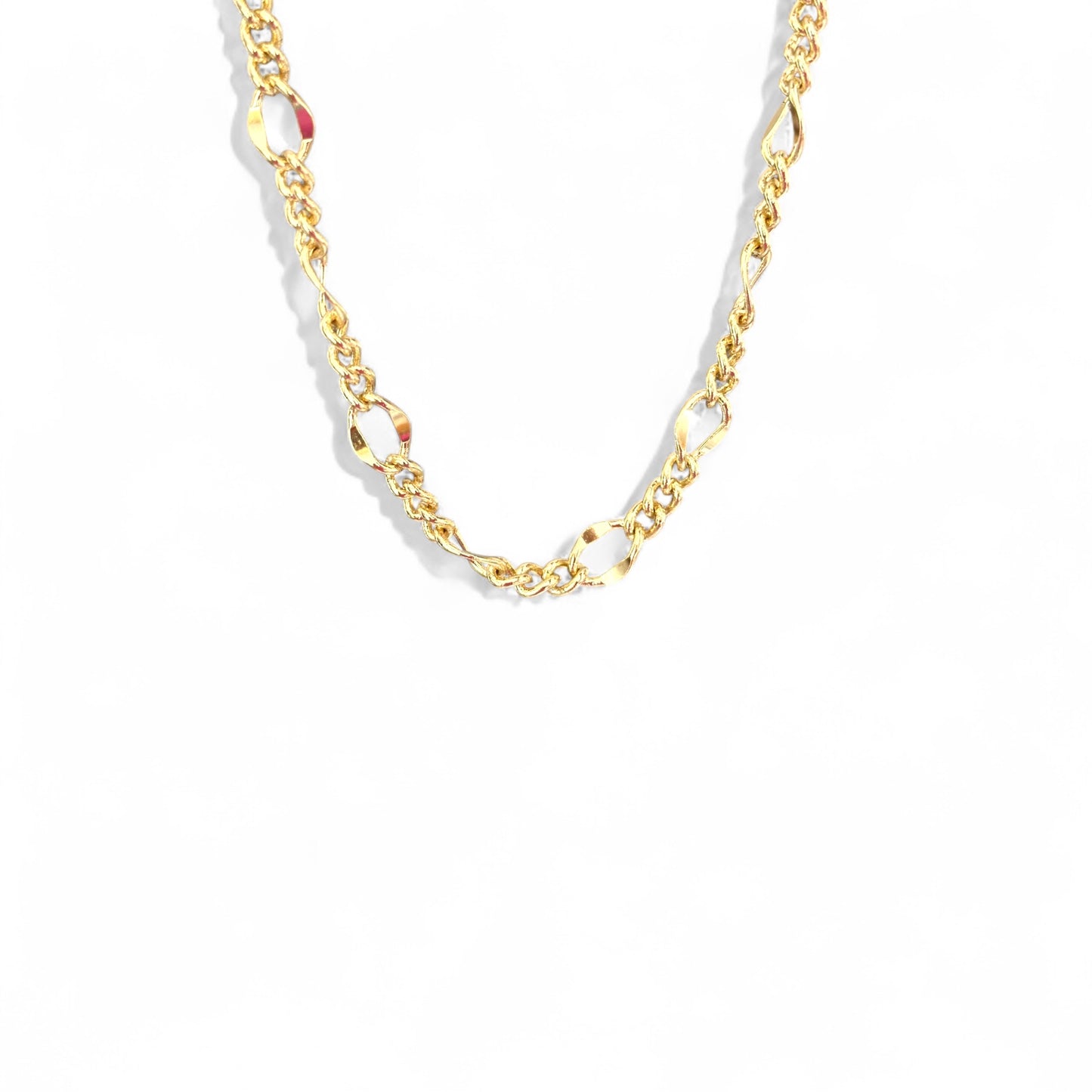 Betty 14k Rodyum Kaplama 45cm Zincir
