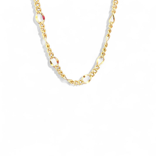Betty 14k Rhodium Plated 45cm Chain