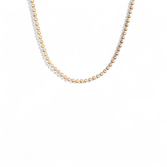 Hanna 18k 45cm Rose Rhodium Plated Chain