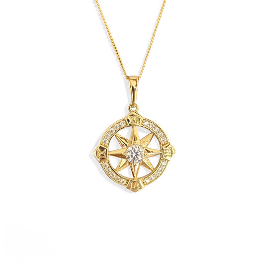 Fancy 14K Rodyum Kaplama Kolye