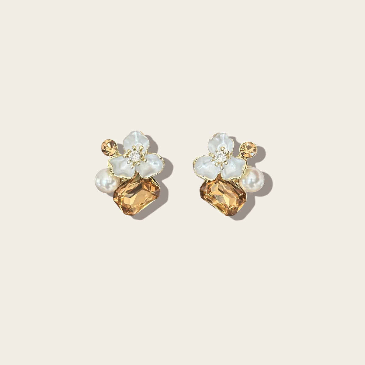 Marlle 14k Rengi Rodyum Kaplama Küpe
