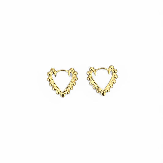 Penny 14k Rhodium Plated Mini Earrings