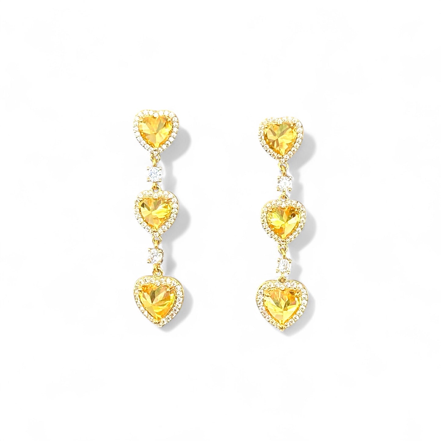 Love Sallantılı Rodyum Kaplama Küpe
