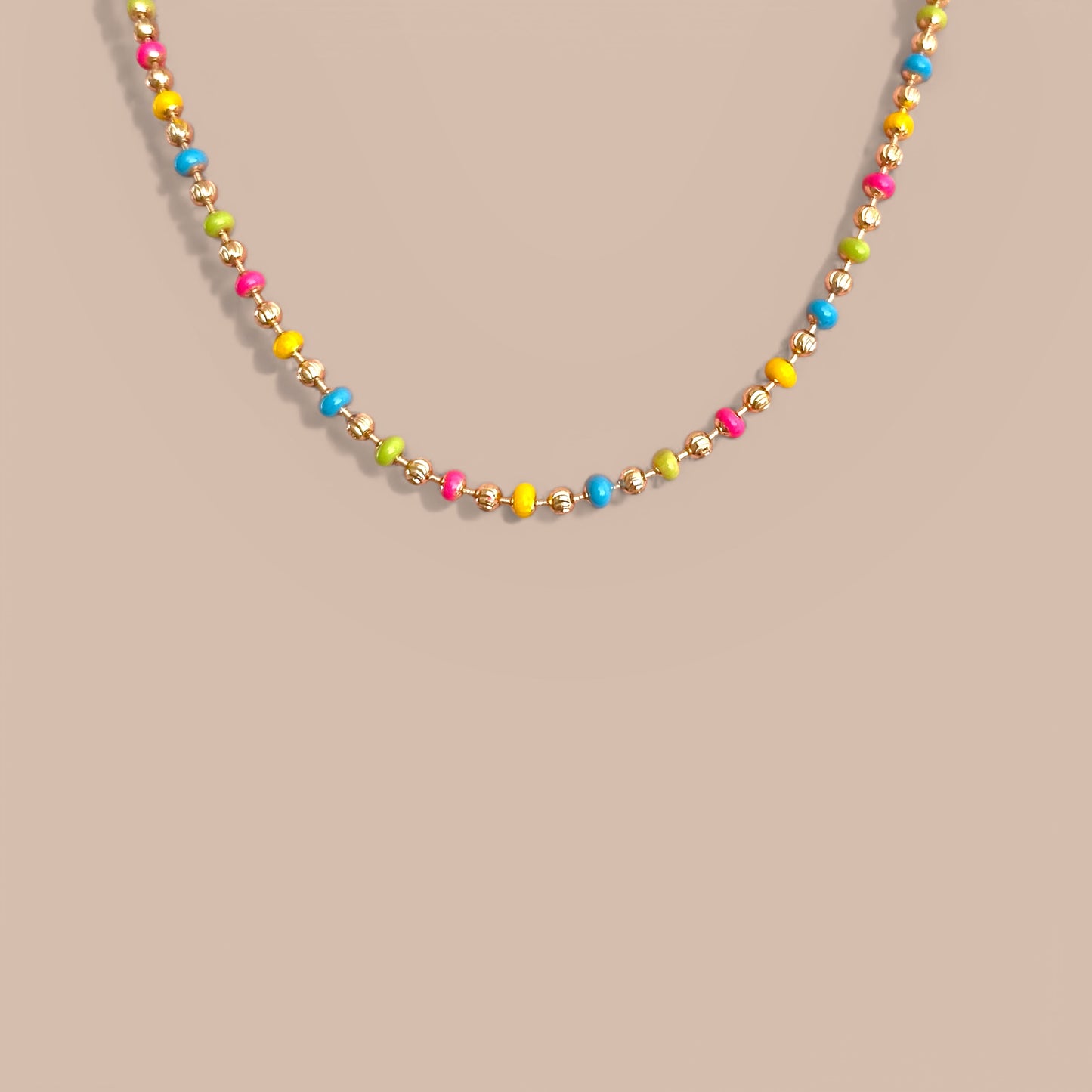 Lush Summer 18k Rhodium Plated Necklace