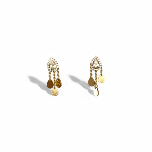 Rimi 14k Rhodium Plated Earrings