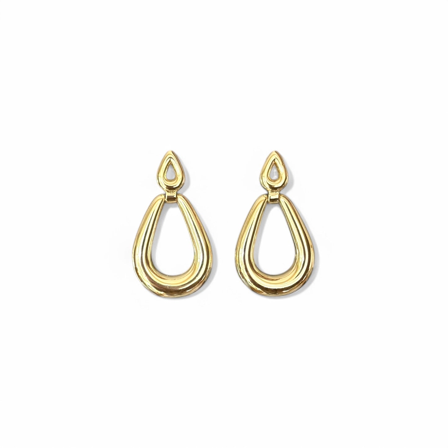 Kaith 14K Rodyum Kaplama Sallantılı Küpe