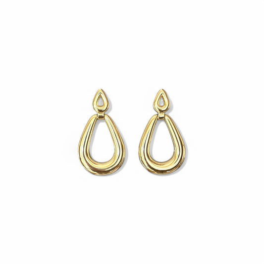 Kaith 14K Rodyum Kaplama Sallantılı Küpe