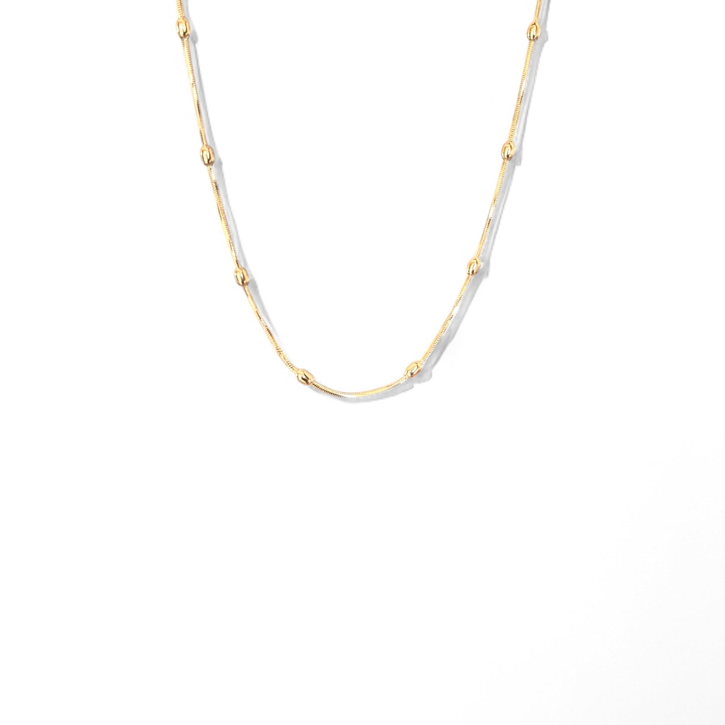 Dunne 18k Rose Color Plated Necklace