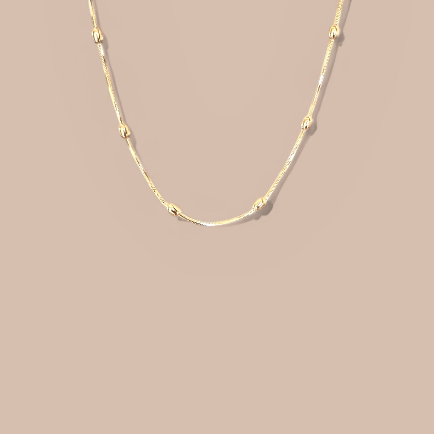 Dunne 18k Rose Color Plated Necklace