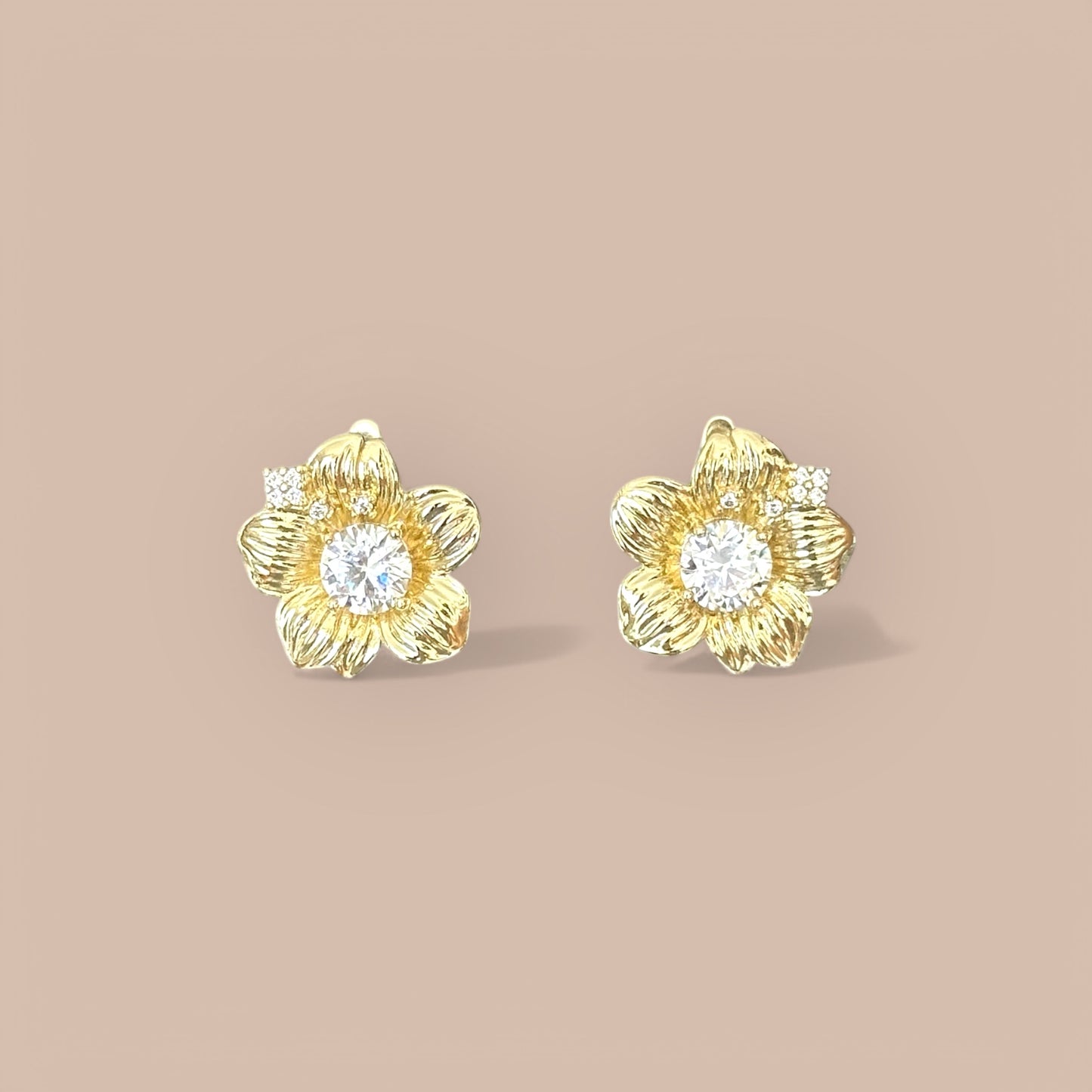 Rosanna 14k Rodyum Kaplama Küpe