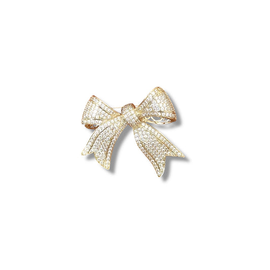 Neta Brass Plated Brooch