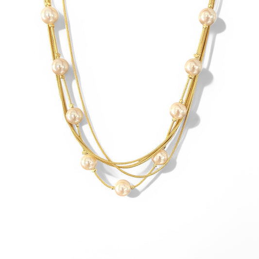 Nenna 14k Rhodium Plated Necklace