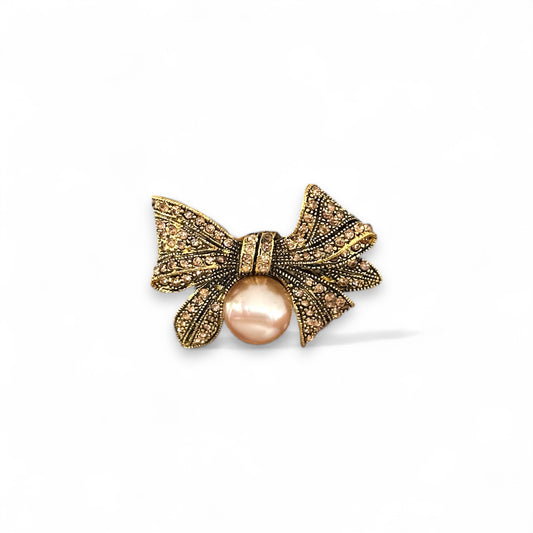 Isabel Brass Plated Brooch