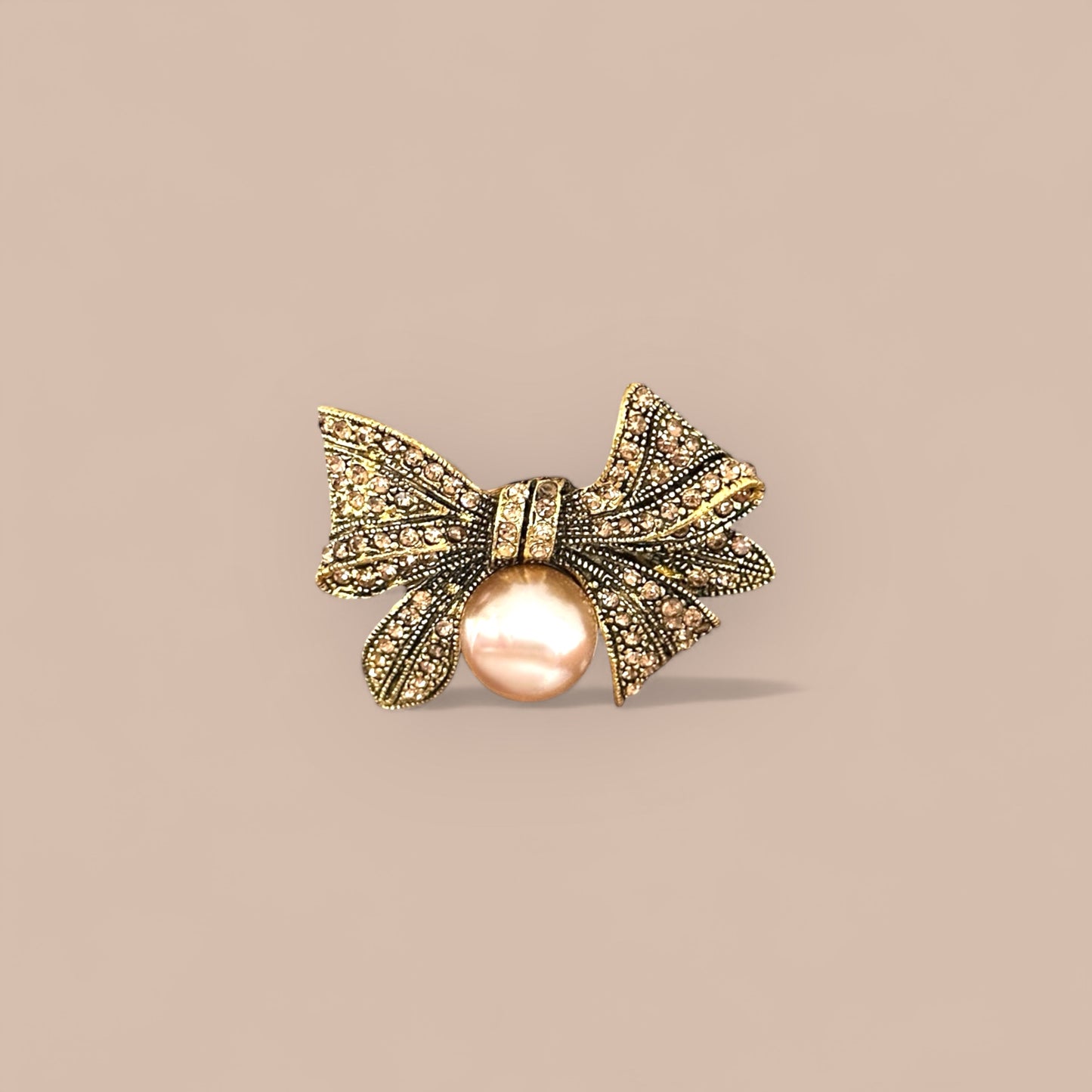 Isabel Brass Plated Brooch