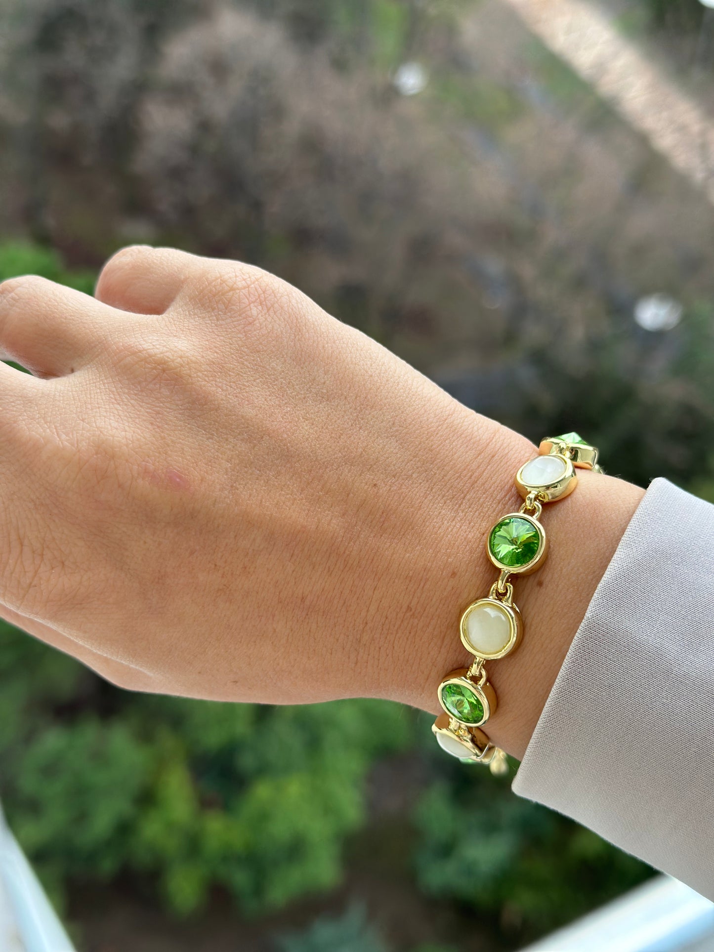 Benna 14K Rhodium Plated Bracelet