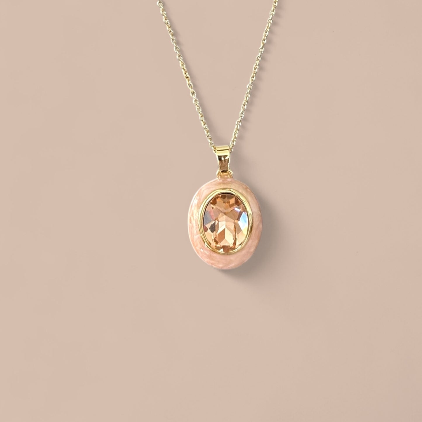 Aerra 14K Rhodium Plated Necklace