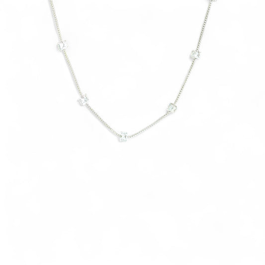 Helena Rhodium Plated Necklace