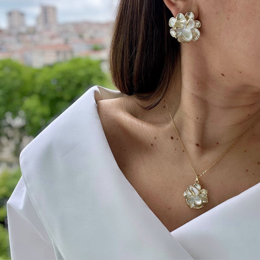 Naddy 14k Rengi Rodyum Kaplama Kolye