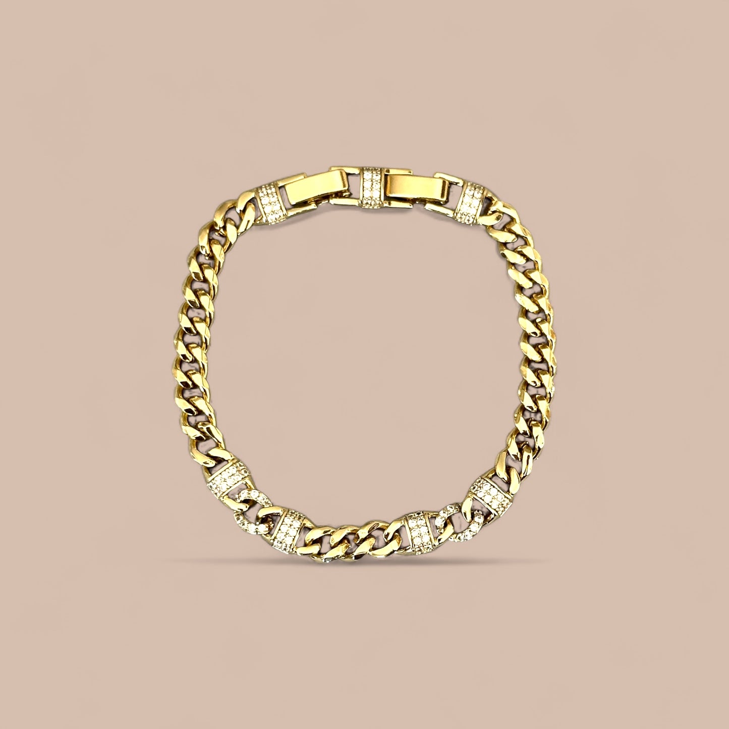 Olse 14K Rhodium Plated Bracelet