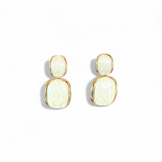 Lonna 14K Rhodium Plated Dangle Earrings