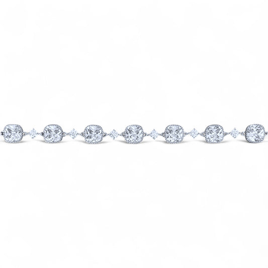 Mossa Rodyum Kaplama Bileklik