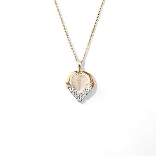 Fonos 14k Rhodium Plated Necklace