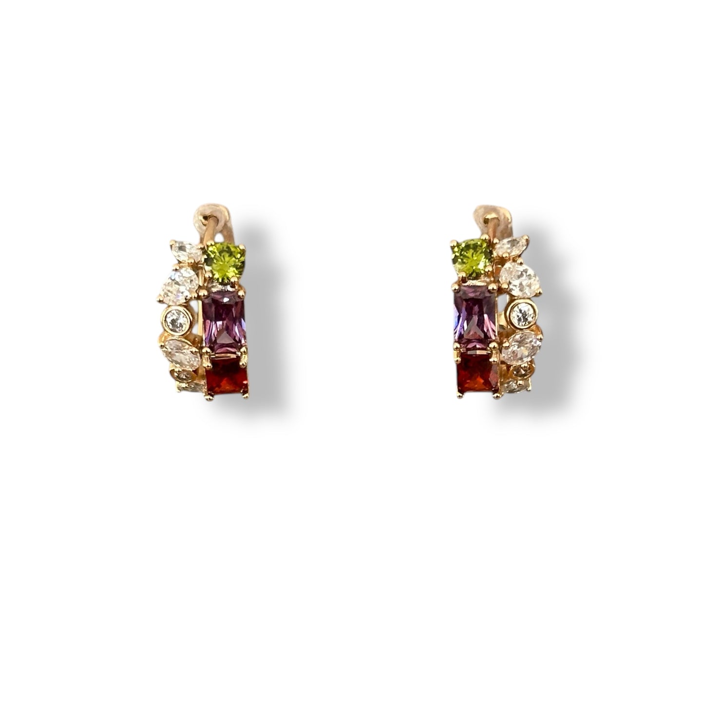 Millane 18k Rhodium Plated Hoop Earrings