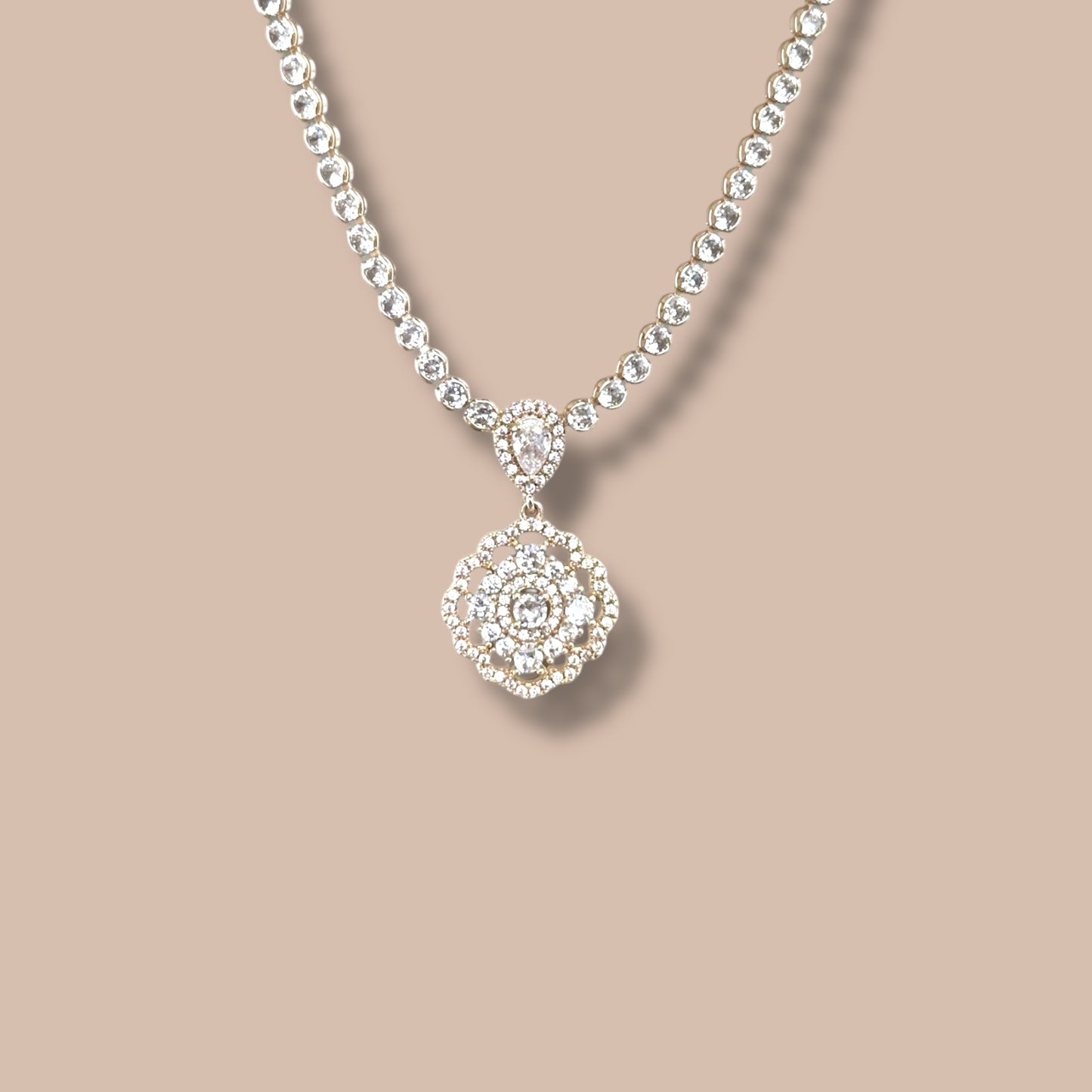 Fenvy 14k Rhodium Plated Necklace