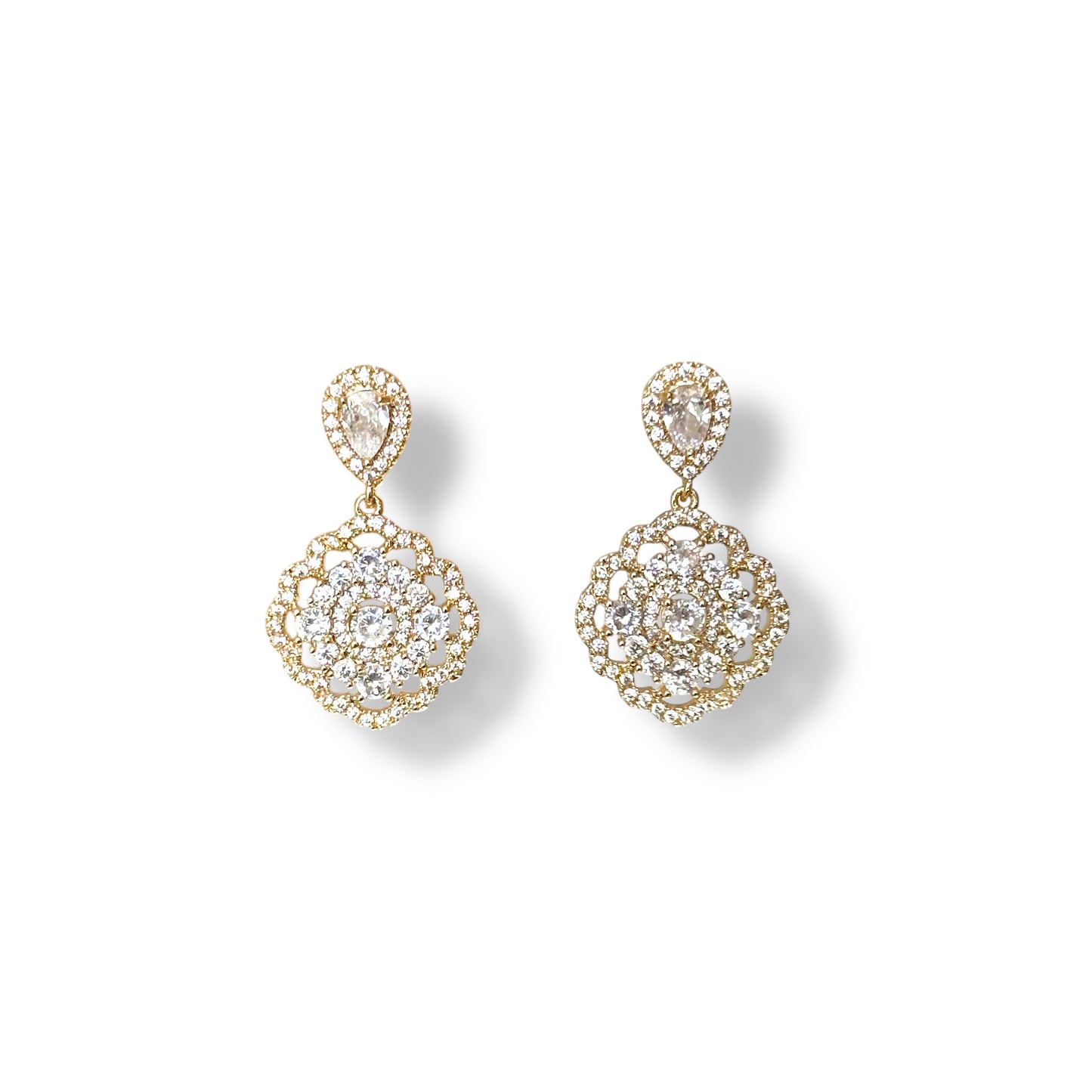 Fenvy 14k Rhodium Plated Earrings