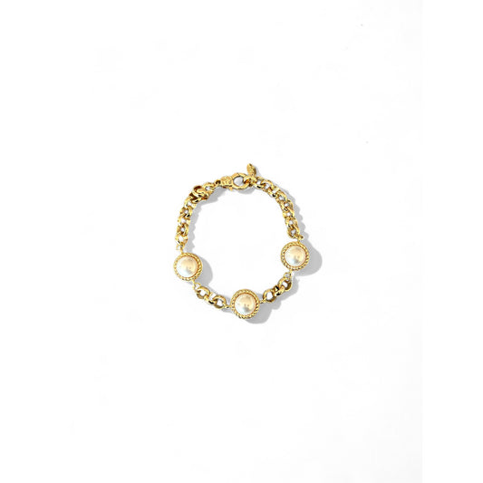 Opulent Ember Brass Plated Bracelet